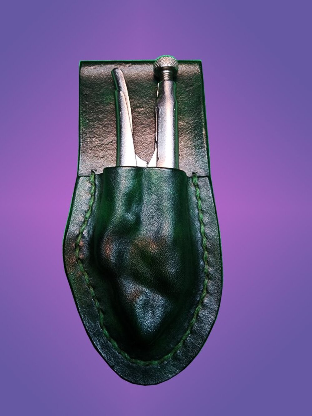 New Homemade Leather Pouch with Mastercraft Mini Vice Grips